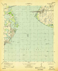 Port Tampa Florida Historical topographic map, 1:31680 scale, 7.5 X 7.5 Minute, Year 1943