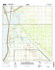 Port Mayaca Florida Current topographic map, 1:24000 scale, 7.5 X 7.5 Minute, Year 2015