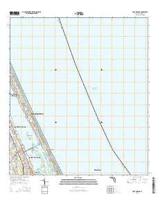 Port Orange Florida Current topographic map, 1:24000 scale, 7.5 X 7.5 Minute, Year 2015