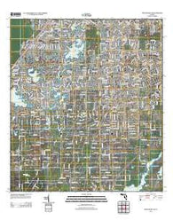 Port Richey NE Florida Historical topographic map, 1:24000 scale, 7.5 X 7.5 Minute, Year 2012
