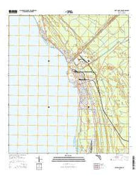 Port Saint Joe Florida Current topographic map, 1:24000 scale, 7.5 X 7.5 Minute, Year 2015
