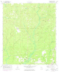 Portland Florida Historical topographic map, 1:24000 scale, 7.5 X 7.5 Minute, Year 1970
