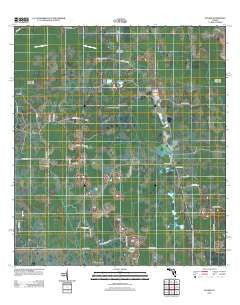 Poyner Florida Historical topographic map, 1:24000 scale, 7.5 X 7.5 Minute, Year 2012