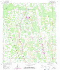 Poyner Florida Historical topographic map, 1:24000 scale, 7.5 X 7.5 Minute, Year 1959
