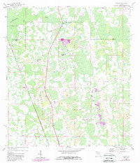Poyner Florida Historical topographic map, 1:24000 scale, 7.5 X 7.5 Minute, Year 1959