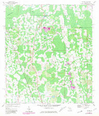 Poyner Florida Historical topographic map, 1:24000 scale, 7.5 X 7.5 Minute, Year 1959