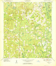 Prosperity Florida Historical topographic map, 1:24000 scale, 7.5 X 7.5 Minute, Year 1950