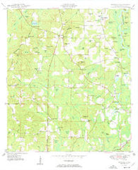 Prosperity Florida Historical topographic map, 1:24000 scale, 7.5 X 7.5 Minute, Year 1950