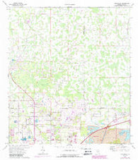 Providence Florida Historical topographic map, 1:24000 scale, 7.5 X 7.5 Minute, Year 1975