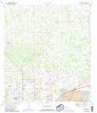 Providence Florida Historical topographic map, 1:24000 scale, 7.5 X 7.5 Minute, Year 1975
