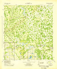 Providence Florida Historical topographic map, 1:31680 scale, 7.5 X 7.5 Minute, Year 1944
