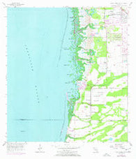 Punta Gorda SE Florida Historical topographic map, 1:24000 scale, 7.5 X 7.5 Minute, Year 1956