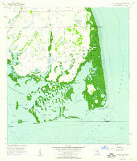 Punta Gorda SW Florida Historical topographic map, 1:24000 scale, 7.5 X 7.5 Minute, Year 1957