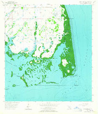Punta Gorda SW Florida Historical topographic map, 1:24000 scale, 7.5 X 7.5 Minute, Year 1957