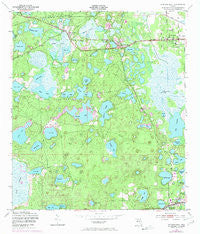 Putnam Hall Florida Historical topographic map, 1:24000 scale, 7.5 X 7.5 Minute, Year 1949