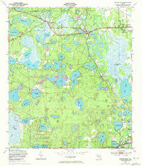 Putnam Hall Florida Historical topographic map, 1:24000 scale, 7.5 X 7.5 Minute, Year 1949