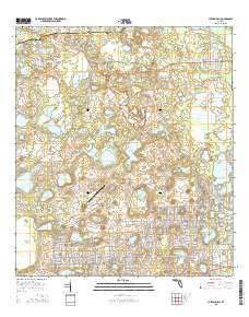 Putnam Hall Florida Current topographic map, 1:24000 scale, 7.5 X 7.5 Minute, Year 2015