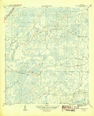 Queens Bay Florida Historical topographic map, 1:31680 scale, 7.5 X 7.5 Minute, Year 1946
