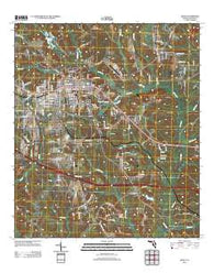 Quincy Florida Historical topographic map, 1:24000 scale, 7.5 X 7.5 Minute, Year 2012