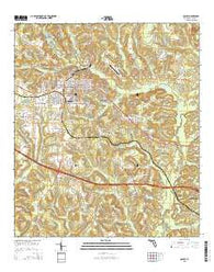 Quincy Florida Current topographic map, 1:24000 scale, 7.5 X 7.5 Minute, Year 2015