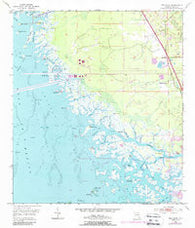 Red Level Florida Historical topographic map, 1:24000 scale, 7.5 X 7.5 Minute, Year 1954