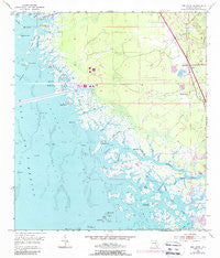 Red Level Florida Historical topographic map, 1:24000 scale, 7.5 X 7.5 Minute, Year 1954