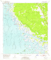 Red Level Florida Historical topographic map, 1:24000 scale, 7.5 X 7.5 Minute, Year 1954