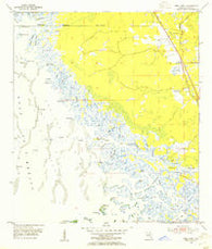 Red Level Florida Historical topographic map, 1:24000 scale, 7.5 X 7.5 Minute, Year 1954