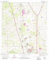 Reddick Florida Historical topographic map, 1:24000 scale, 7.5 X 7.5 Minute, Year 1968