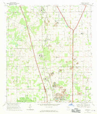 Reddick Florida Historical topographic map, 1:24000 scale, 7.5 X 7.5 Minute, Year 1968
