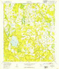 Rice Creek Florida Historical topographic map, 1:24000 scale, 7.5 X 7.5 Minute, Year 1949