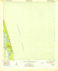 Riomar Florida Historical topographic map, 1:24000 scale, 7.5 X 7.5 Minute, Year 1950