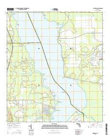 Riverdale Florida Current topographic map, 1:24000 scale, 7.5 X 7.5 Minute, Year 2015