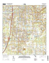 Riverview Florida Current topographic map, 1:24000 scale, 7.5 X 7.5 Minute, Year 2015