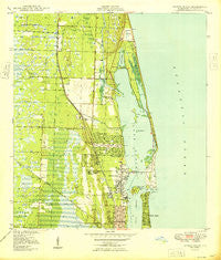 Riviera Beach Florida Historical topographic map, 1:24000 scale, 7.5 X 7.5 Minute, Year 1949