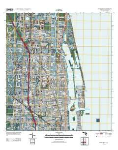 Riviera Beach Florida Historical topographic map, 1:24000 scale, 7.5 X 7.5 Minute, Year 2012