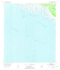 Rock Islands Florida Historical topographic map, 1:24000 scale, 7.5 X 7.5 Minute, Year 1955
