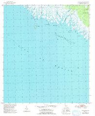 Rock Islands Florida Historical topographic map, 1:24000 scale, 7.5 X 7.5 Minute, Year 1955