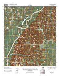 Rock Bluff Florida Historical topographic map, 1:24000 scale, 7.5 X 7.5 Minute, Year 2012