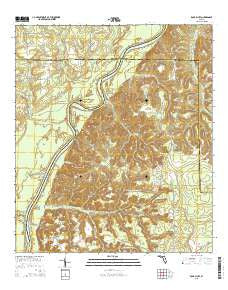 Rock Bluff Florida Current topographic map, 1:24000 scale, 7.5 X 7.5 Minute, Year 2015