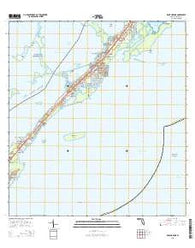 Rock Harbor Florida Current topographic map, 1:24000 scale, 7.5 X 7.5 Minute, Year 2015