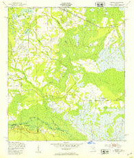 Rodman Florida Historical topographic map, 1:24000 scale, 7.5 X 7.5 Minute, Year 1949