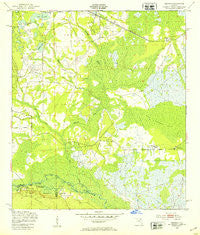 Rodman Florida Historical topographic map, 1:24000 scale, 7.5 X 7.5 Minute, Year 1949