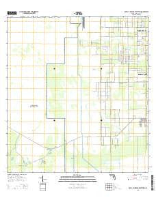 Royal Palm Ranger Station Florida Current topographic map, 1:24000 scale, 7.5 X 7.5 Minute, Year 2015