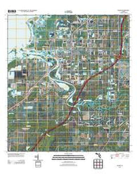 Ruskin Florida Historical topographic map, 1:24000 scale, 7.5 X 7.5 Minute, Year 2012