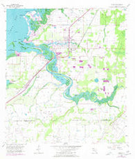Ruskin Florida Historical topographic map, 1:24000 scale, 7.5 X 7.5 Minute, Year 1956
