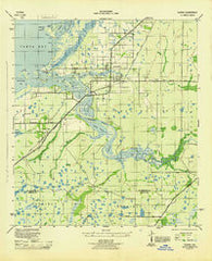 Ruskin Florida Historical topographic map, 1:31680 scale, 7.5 X 7.5 Minute, Year 1944