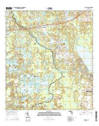 Rutland Florida Current topographic map, 1:24000 scale, 7.5 X 7.5 Minute, Year 2015