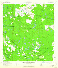 Rye Florida Historical topographic map, 1:24000 scale, 7.5 X 7.5 Minute, Year 1944
