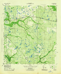 Rye Florida Historical topographic map, 1:31680 scale, 7.5 X 7.5 Minute, Year 1944